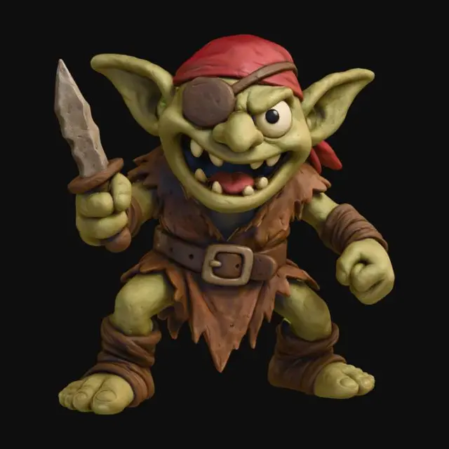 3D model for Goblin Warrior