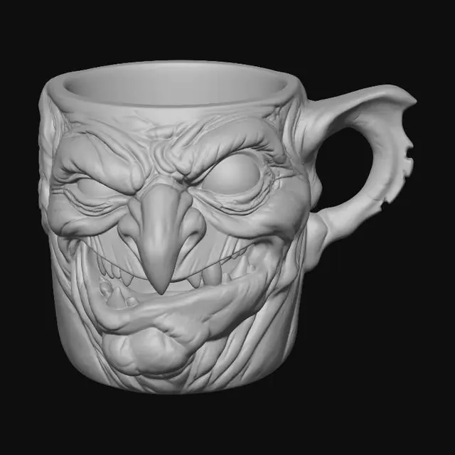 3D model for Grotesque Goblin Mug