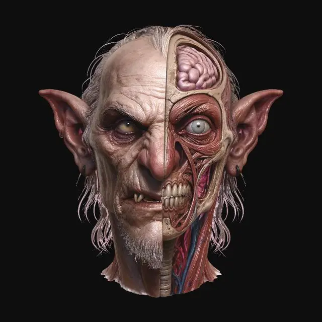 3D model for Anatomy of an Ogre