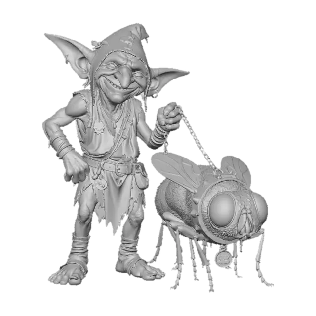 3D model for Goblin and the Buzz Fly