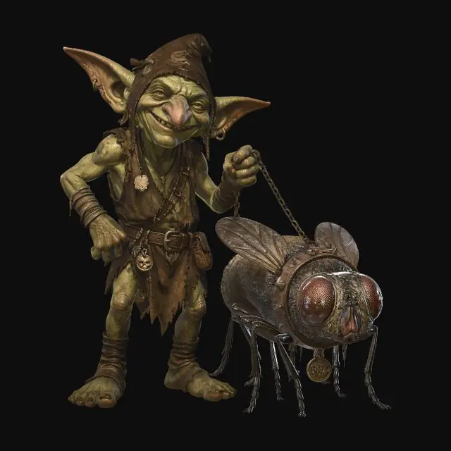 3D model for Goblin and the Buzz Fly