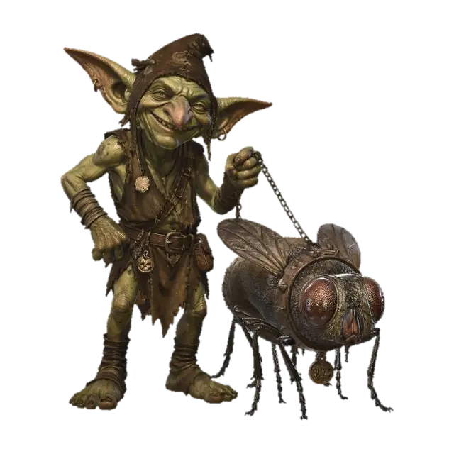 3D model for Goblin and the Buzz Fly