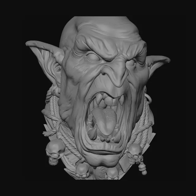 3D model for Skullbound Ogre