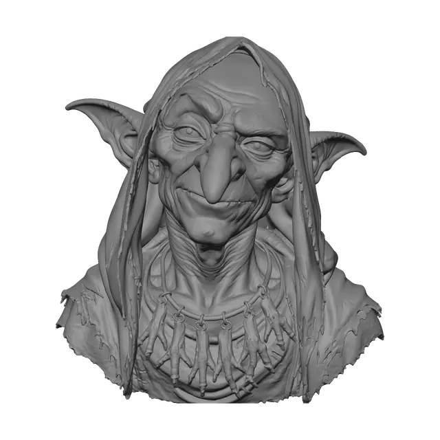 3D model for Red-Hooded Goblin