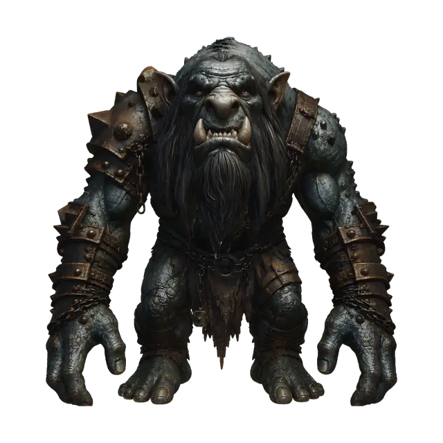 Chainbound Colossus - Gigantic 3D model, vytvořený pomocí AI