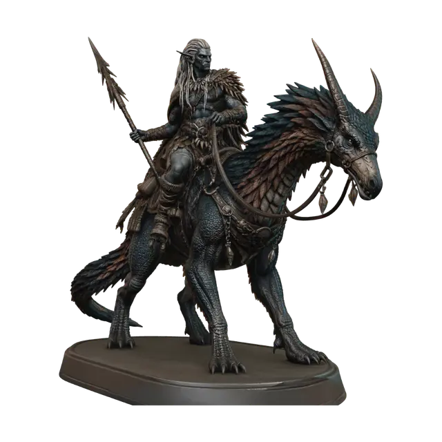 3D model for Azure Drake Rider