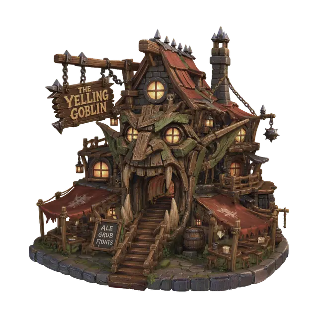 3D model for The Yelling Goblin