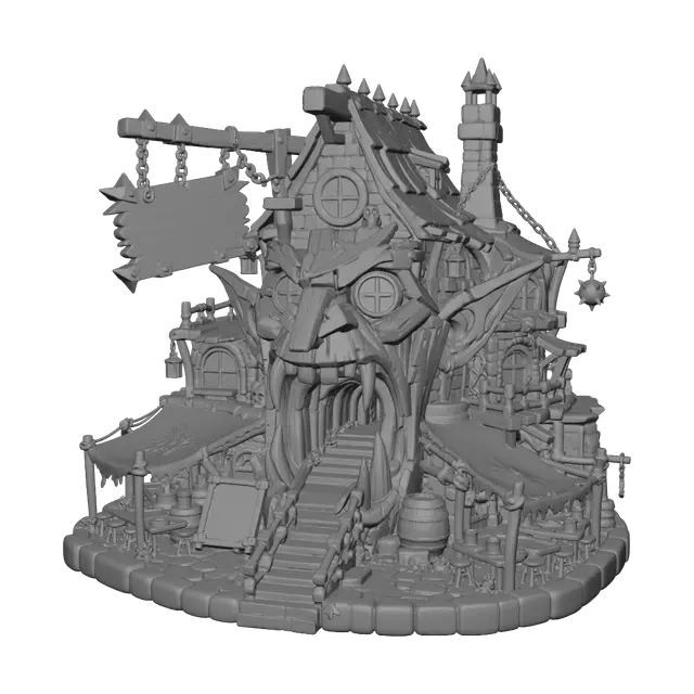 3D model for The Yelling Goblin
