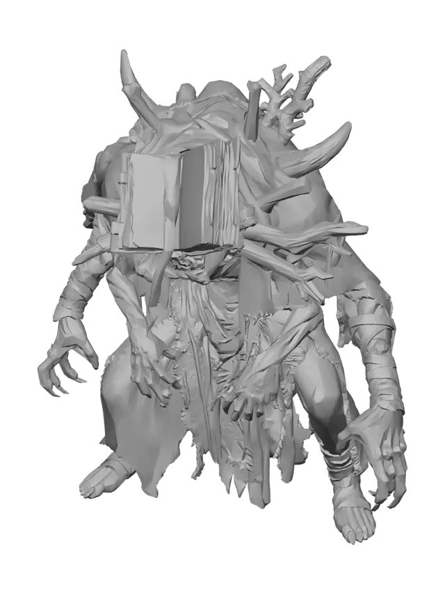 3D model for The Tomebound Horror
