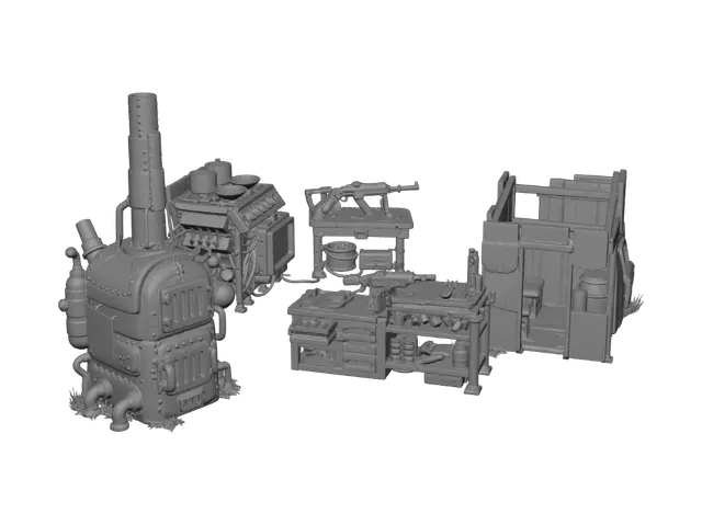 3D model for Rusted Armory Workshop