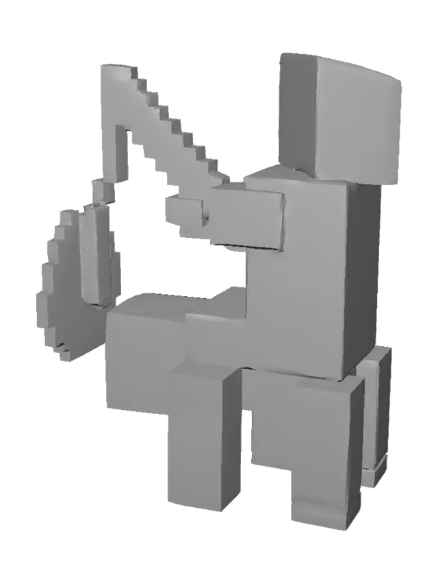 3D model for Piggyback Pickaxe Adventure