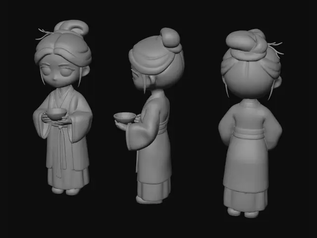 3D model for Hanfu Tea Time