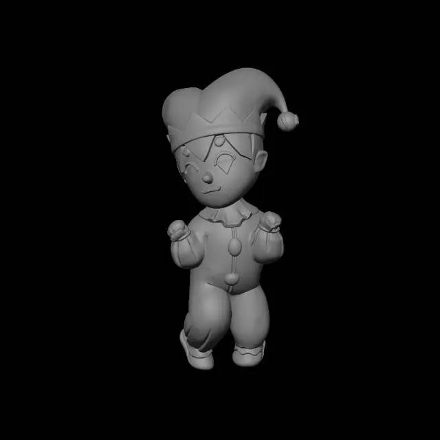 3D model for Colorful Jester