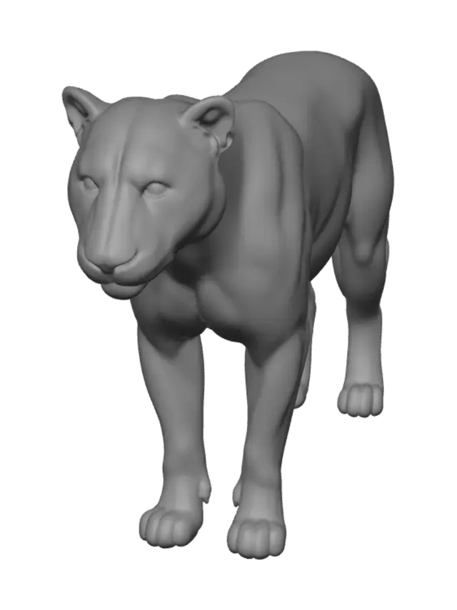 3D model for Ivory Panther