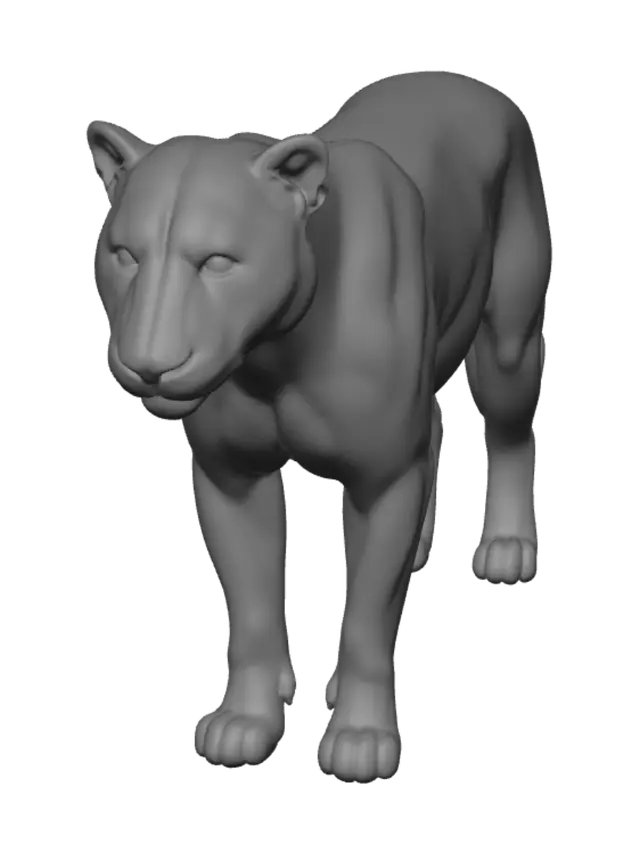 3D model for Ivory Panther