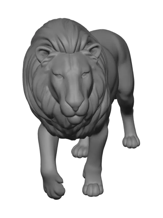 3D model for Majestic Lion