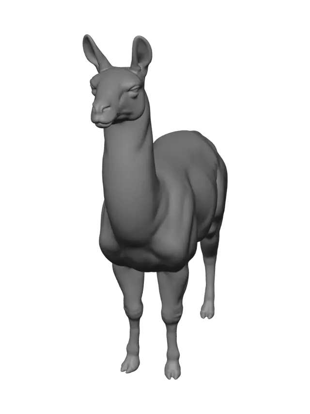 3D model for Llama in the Dark
