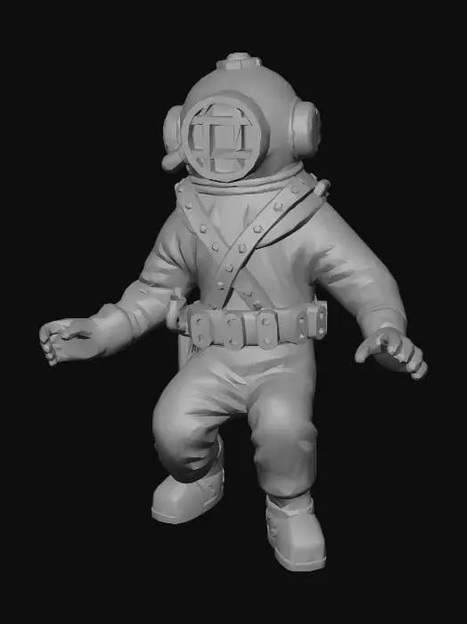 3D model for Deep Sea Diver