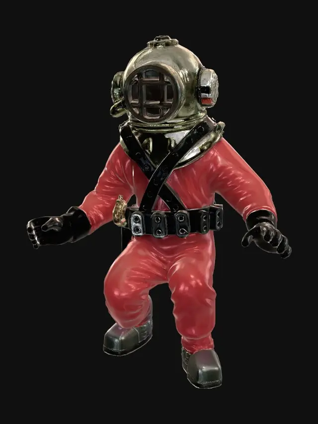 3D model for Deep Sea Diver