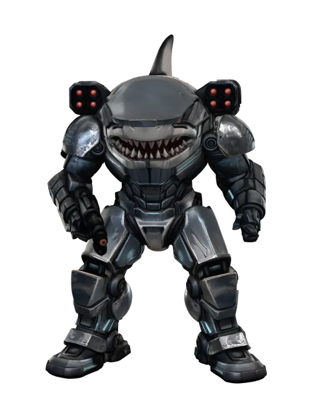 3D model for Steel Shark Warmech