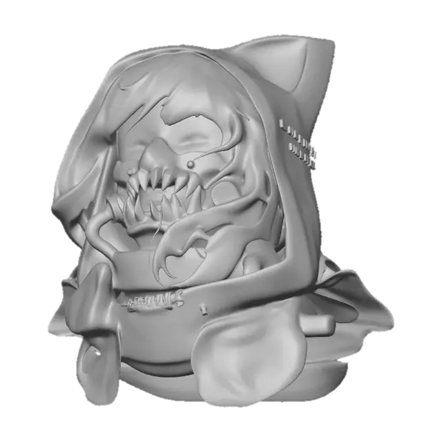 3D model for Cyberpunk girl