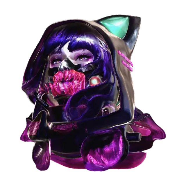 3D model for Cyberpunk girl