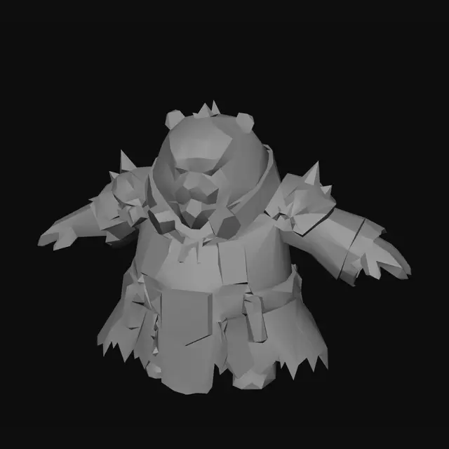 3D model for Doom Panda
