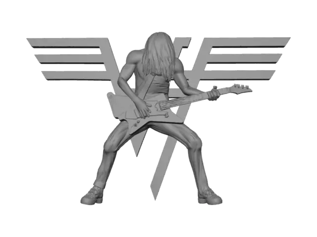 3D model for Crimson Geometric Rockstar