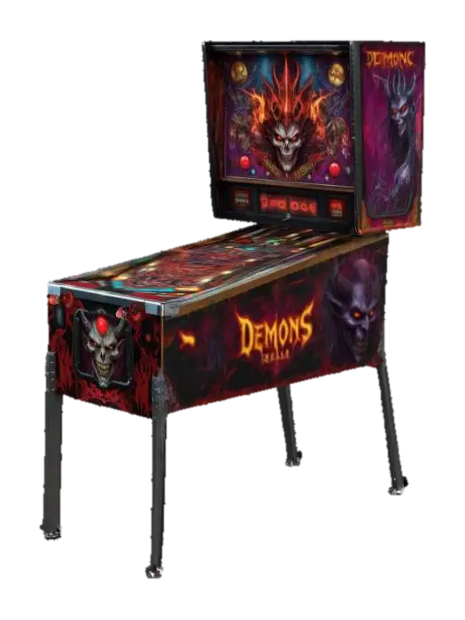 Kiss Pinball - Entertainment 3D model, vytvořený pomocí AI