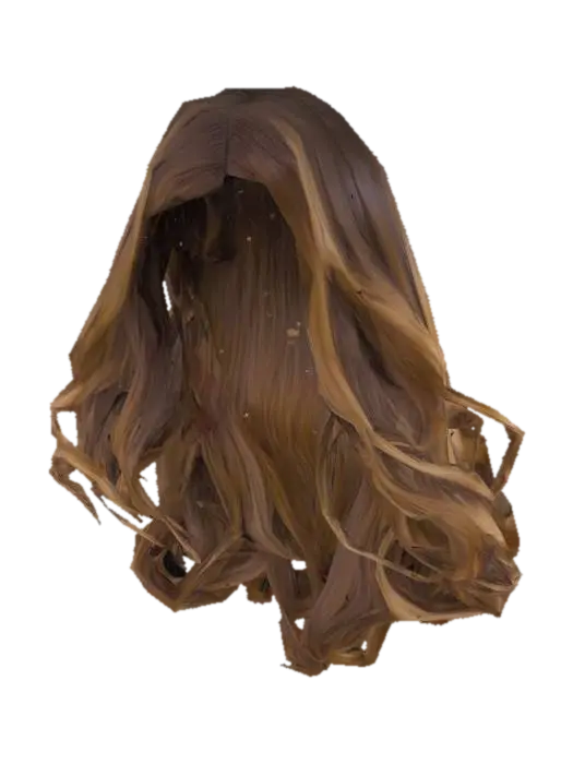long hair wig, no head no face no stand - Beauty のAI生成3Dモデル
