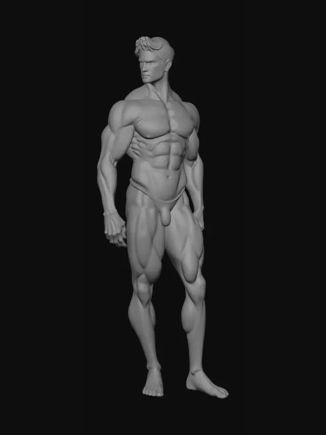 3D model for Statue of Strength