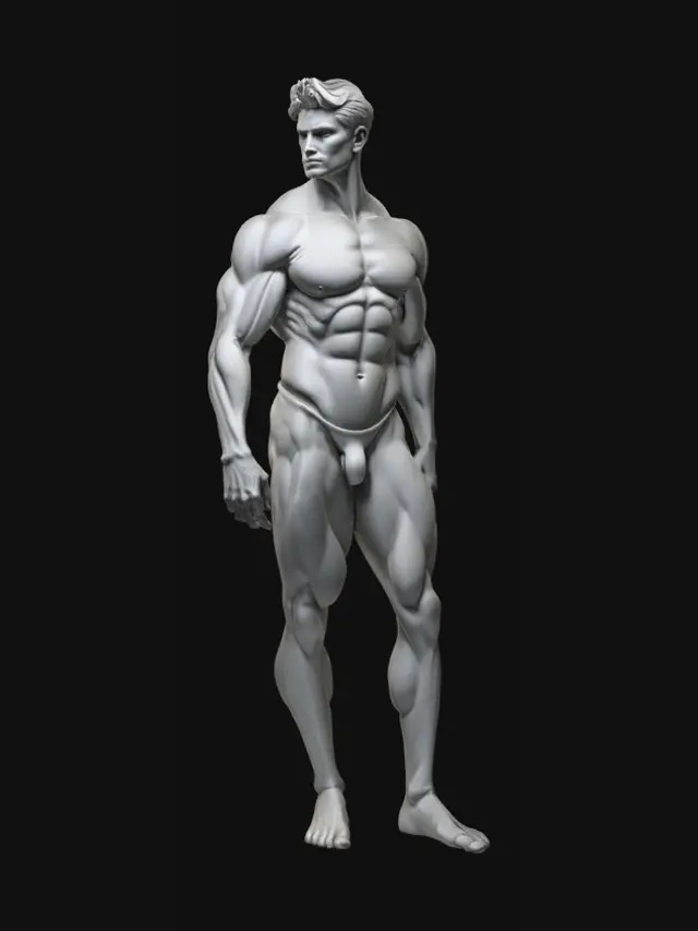 3D model for Statue of Strength
