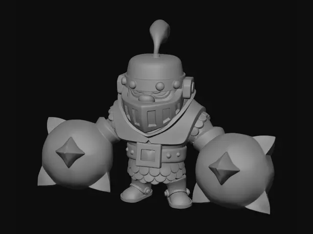 3D model for Twin-Mace Knight