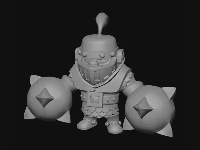 3D model for Twin-Mace Knight