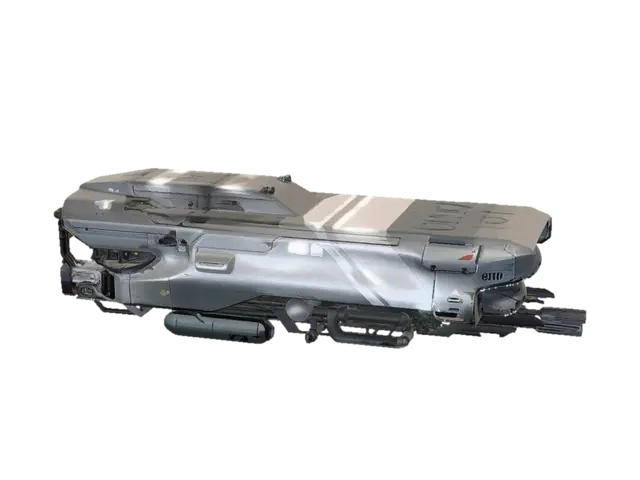 Nebula Express - Synthwave 3D model, vytvořený pomocí AI