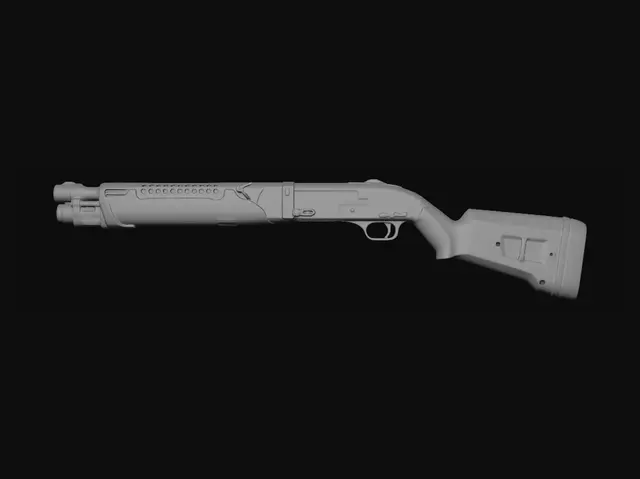 3D model for 990 Tactical Shotgun