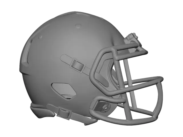 3D model for Brown Football Helmet