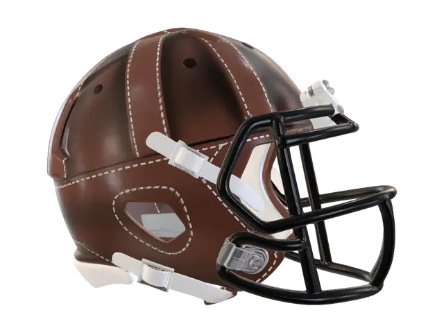 3D model for Brown Football Helmet