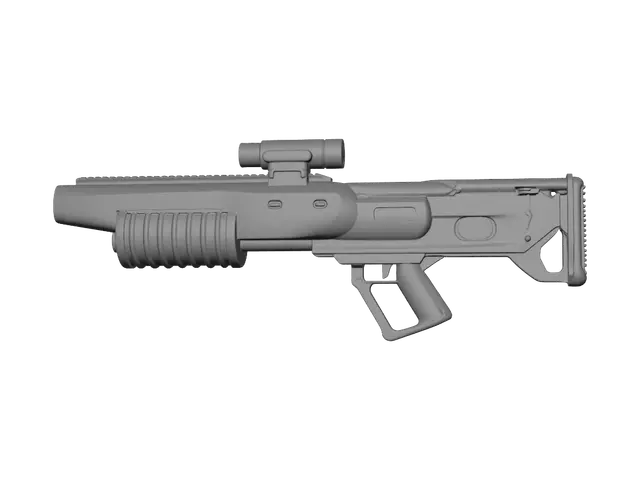 3D model for Redline Vanguard Rifle