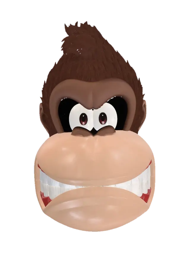 DeKong - Unknown 3D model, vytvořený pomocí AI