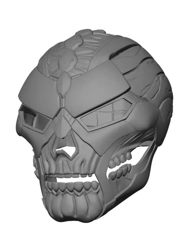 3D model for Bone Knight Skull Mask