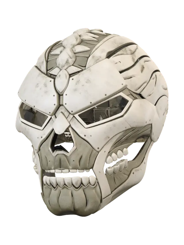 3D model for Bone Knight Skull Mask