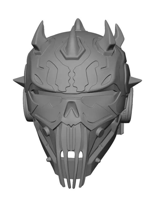 3D model for Crimson Oni Helmet