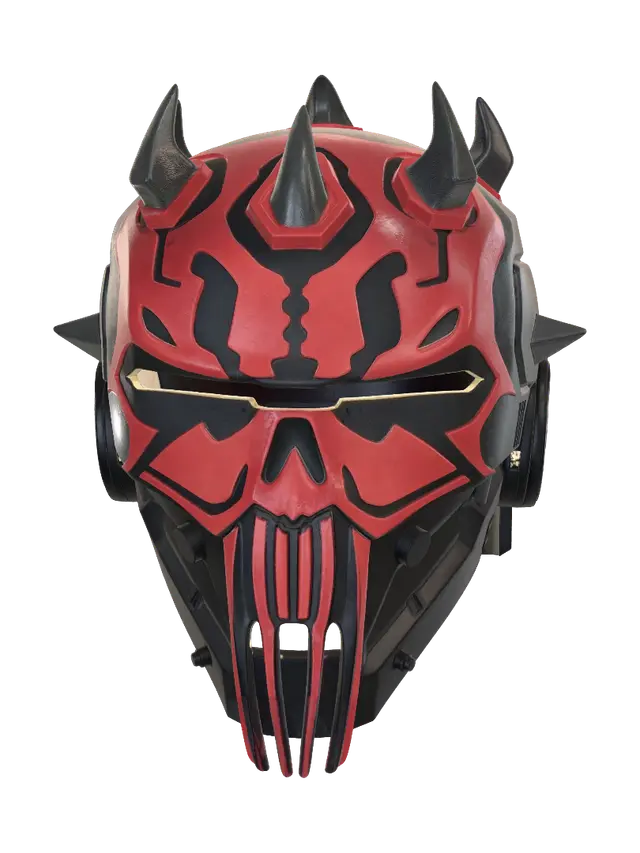 3D model for Crimson Oni Helmet