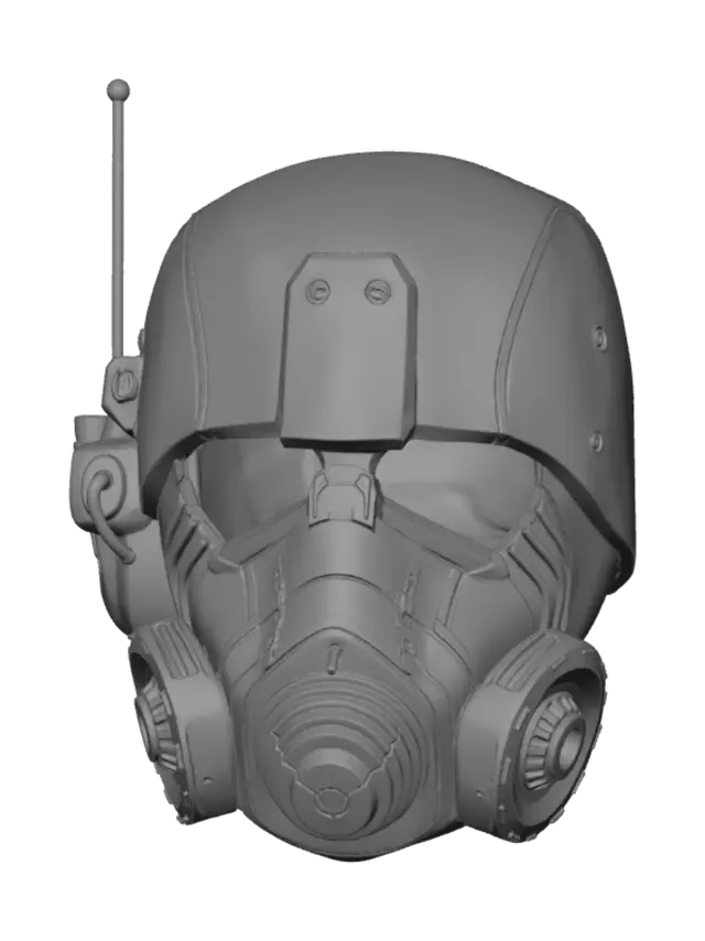 3D model for Iron Sentinel Helmet