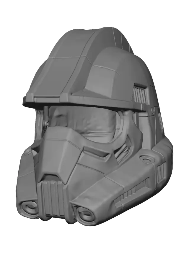 3D model for Blue Camouflage Helmet