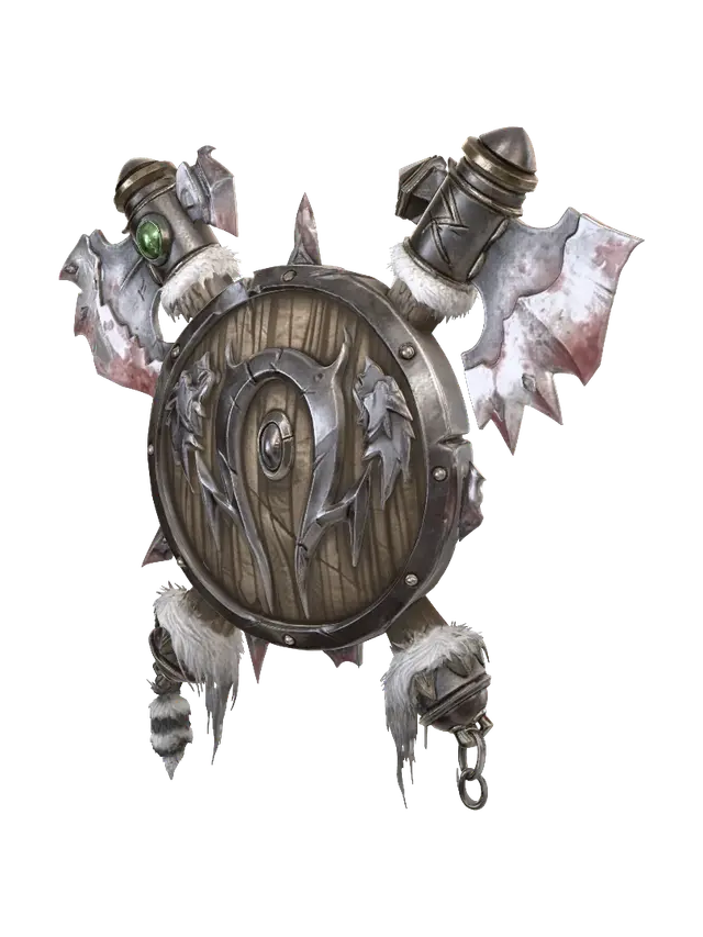 Savage Sentinel 3D model, vytvořený pomocí AI