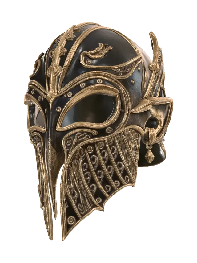 3D model for Gilded Raven Helm