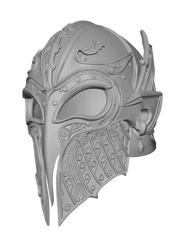 3D model for Gilded Raven Helm