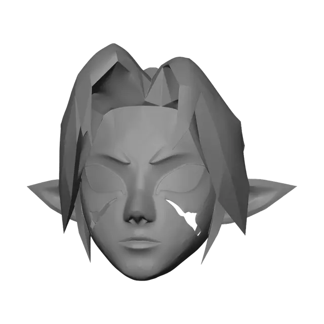 3D model for Zelda Mask